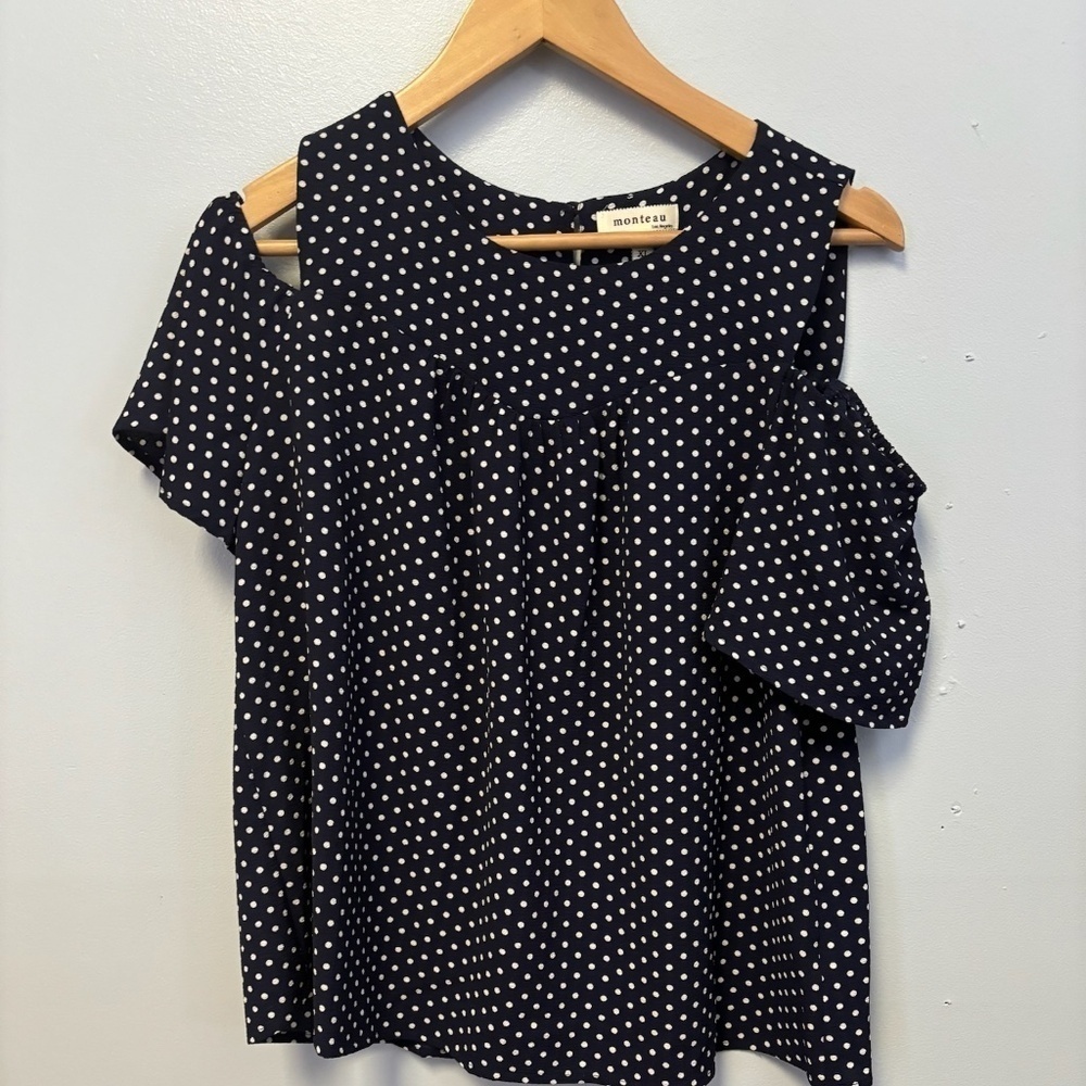 0424-50 Cold Shoulder Blouse
